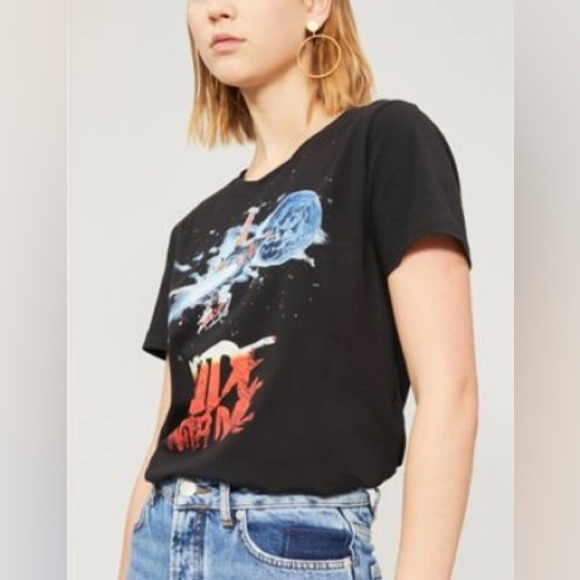 Maje x Graphic Print Tee x Size 1 - Picture 6 of 9